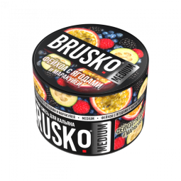 Бестабачная BRUSKO (ФЕЙХОА С ЯГОДАМИ И МАРАКУЙЕЙ)