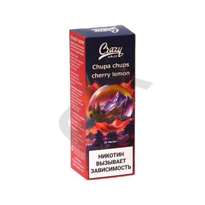 Crazy Chill 20мг Chupa chups chery lemon