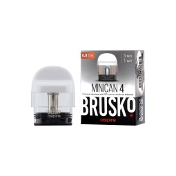 КРТ BRUSKO MINICAN 0,8 Ом (Белый)