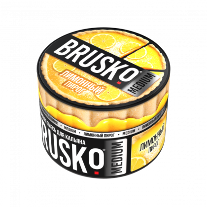 Бестабачная BRUSKO (ЛИМОННЫЙ ПИРОГ)