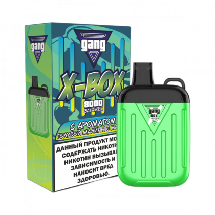 Gang BOX 8000 - Голубой малины с манго