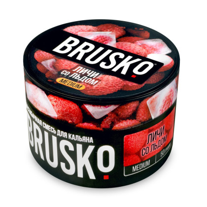 Бестабачная BRUSKO (ЛИЧИ С ЛЬДОМ)