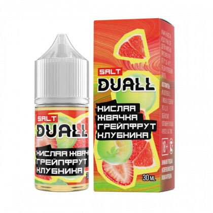 DUALL 20мг Кислая жвачка грейпфрут клубника