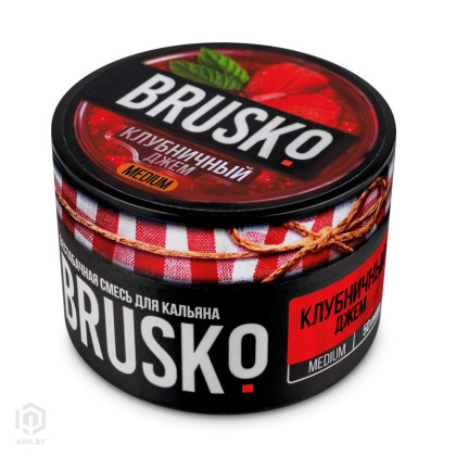 Бестабачная BRUSKO (КЛУБНИЧНЫЙ ДЖЕМ)
