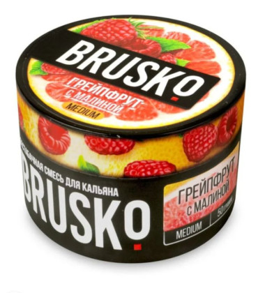 Бестабачная BRUSKO (ГРЕЙПФРУТ С МАЛИНОЙ)