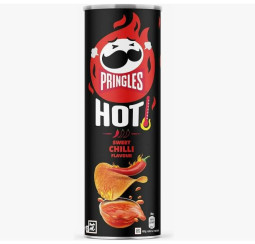 Чипсы Pringles - HOT Chilli and Lime 160гр (19шт в уп) БЕЛЬГИЯ