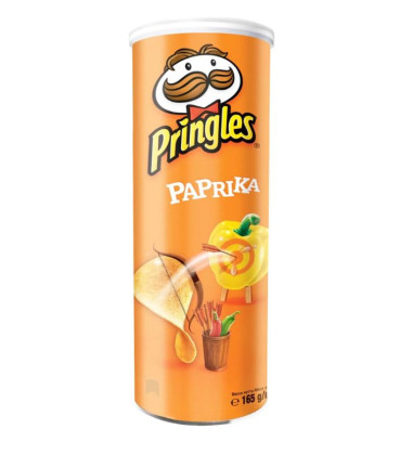 Чипсы Pringles - New Classic Paprika (Желтая) 165гр (19шт в уп) Польша