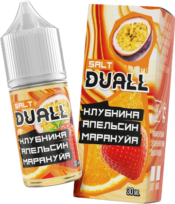 DUALL 20мг hard Клубника Апельсин Маракуйя