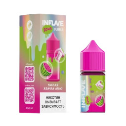 Жидкость Inflave BUBBLE - кислая жвачка арбуз