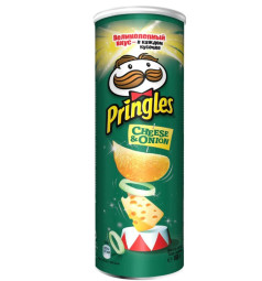 Чипсы Pringles - Сыр и Лук 165гр (19шт в уп) Европа