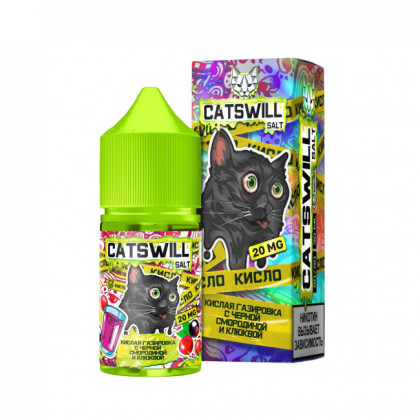CATSWILL 20мг Кислая Газировка С Черной Смородиной и Клюквой