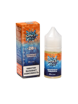 Жидкость для ЭСДН CRAZY ICE вкус Грейпфрут ананас (Grapefruit Pineapple)