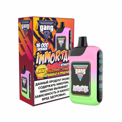 GANG IMMORTAL 16 000 МЕДОВИК С СОЛЕНОЙ КАРАМЕЛЬЮ