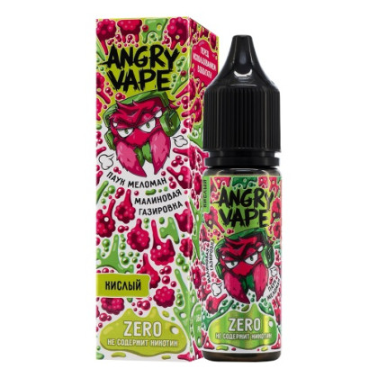 Angry Vape Zero - Малиновая газировка