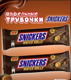 Сникерс вафер ролл 24г (12шт в уп) Египет