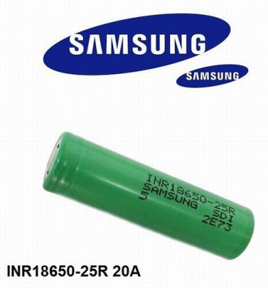 АКБ 2500mAh (Samsung) 18650/25R