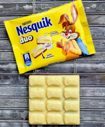 Nesquick DUO плитка белый и молочный шоколад 70гр (6шт в уп) ТУРЦИЯ