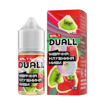 DUALL 20мг hard Жвачка клубника киви