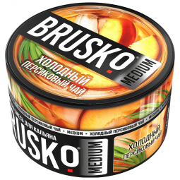 Бестабачная BRUSKO (Холодный персиковый чай)