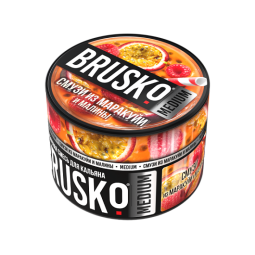 Бестабачная BRUSKO (Смузи из Маракуйи и Малины)