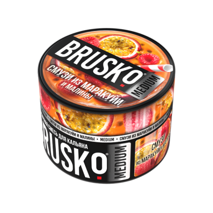 Бестабачная BRUSKO (Смузи из Маракуйи и Малины)
