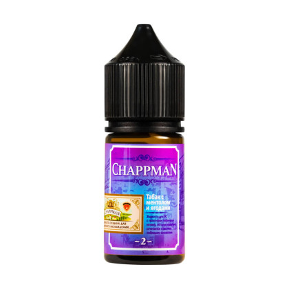CHAPPMAN 20мг Табак с ментолом и ягодами