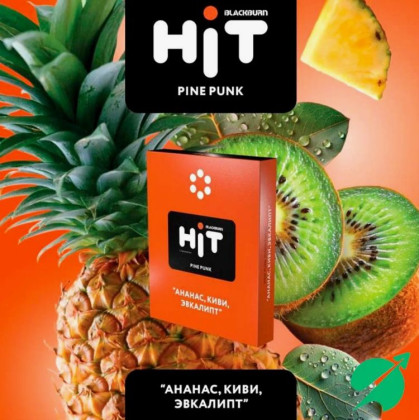 Табак для кальяна BLACKBURN HiT Pine Punk (Пайн Панк) с ароматом «ананас, киви, эвкалипт», 30г.