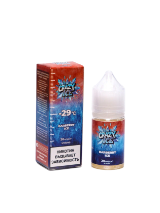 Жидкость для ЭСДН CRAZY ICE вкус Rasberries ice